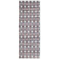 thumbnail image 3 of SAFAVIEH Montauk Jefferson Geometric Quatrefoils Cotton Area Rug, Coral/Multi, 6' x 9', 3 of 9