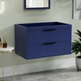 thumbnail image 5 of 30" Wall Mounted Bathroom Vanity Base Only without Sink Top, Soft-close Drawers, Eco-friendly Hand Paint, 5 of 9