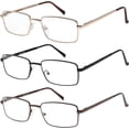 thumbnail image 1 of Success Eyewear Unisex Set of 3 Metal Full Rim Reading Glasses, 1 of 4