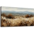 thumbnail image 1 of Paisajes montañosos y boscosos, árboles y campos. Imágenes de paisajes rurales retro. Decoración para dormitorios, comedor, oficinas y cocina., 1 of 5