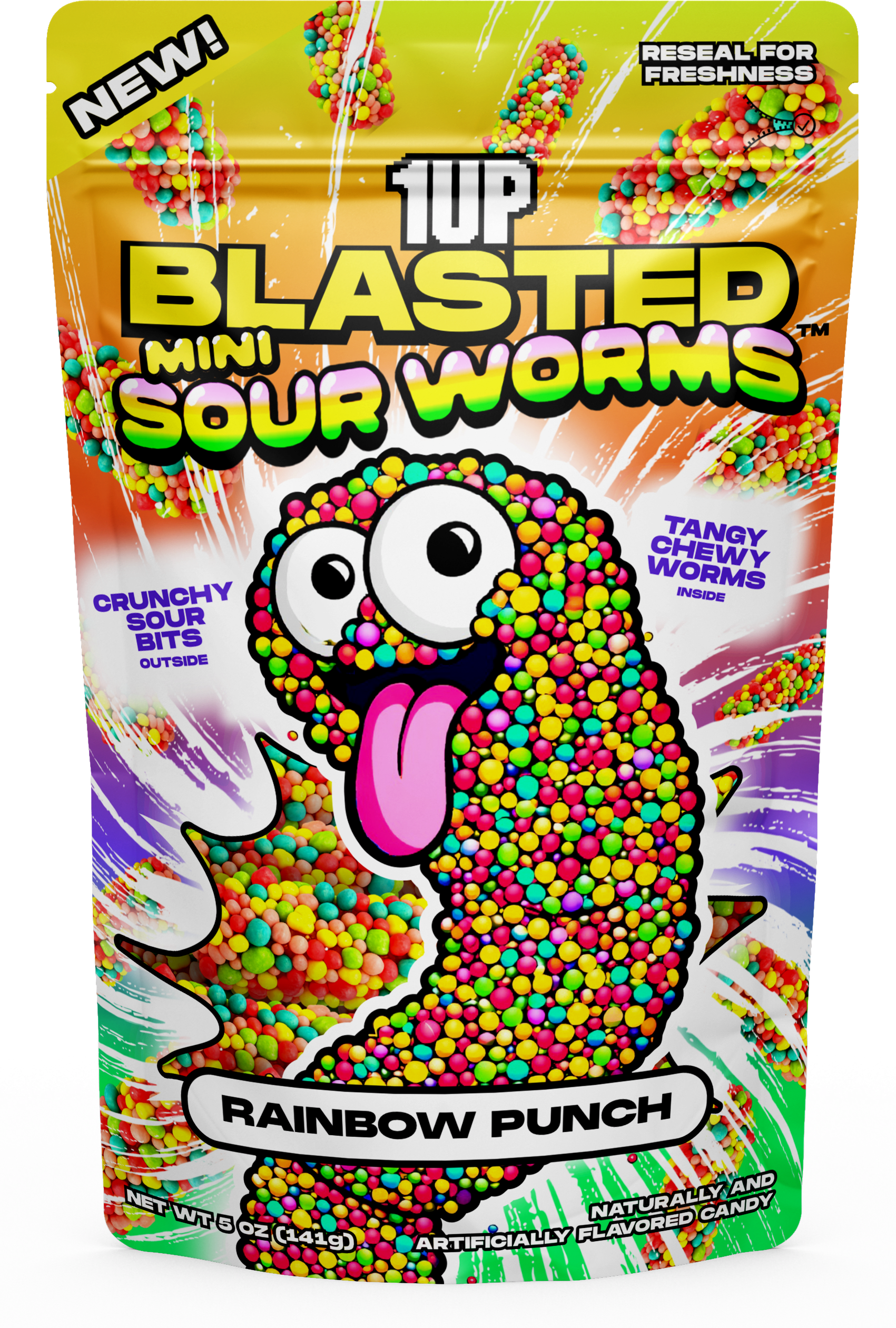 1UP_FREEZEDRIED_STRIPSRAINBOW_SUP_3.0OZ - Walmart.com