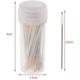 thumbnail image 2 of 100 Pieces Tail Embroidery Fabric Cross Stitch Needles Craft Tools Size 26 for 14CT Cross Stitch Needle Gold, 2 of 5