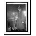 thumbnail image 2 of Historic Framed Print, Weather Bureau, inflating a pilot-baloon before a flight, 17-7/8" x 21-7/8", 2 of 9
