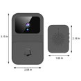 thumbnail image 3 of Aqestyerly Smart Wireless Remote Video Doorbell Intelligent Visual Doorbell Home Intercom Hd Night Vision Wifi Rechargeable Security Door Doorbell Consumer Electronics, 3 of 9