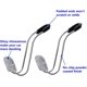 thumbnail image 5 of Ventas promocionales Ganchos para coche brillantes, 2 piezas Ganchos para reposacabezas de coche, Accesorios brillantes para coche, Reposacabezas universal para asiento trasero de, 5 of 5