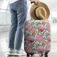 thumbnail image 2 of Pioneer Flower Floral Print Pattern Luggage Cover Fashion Suitcase Cover Baggage Covers Fit 25-28 Inch Luggage (Go Travel), 2 of 5