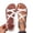 White, variant on Women Crisscross Strap Flat Sandals Open Toe Elastic Back Strap Non Slip Rubber Sole Plus Size Shoes Summer Beach Casual Versatile,Brown