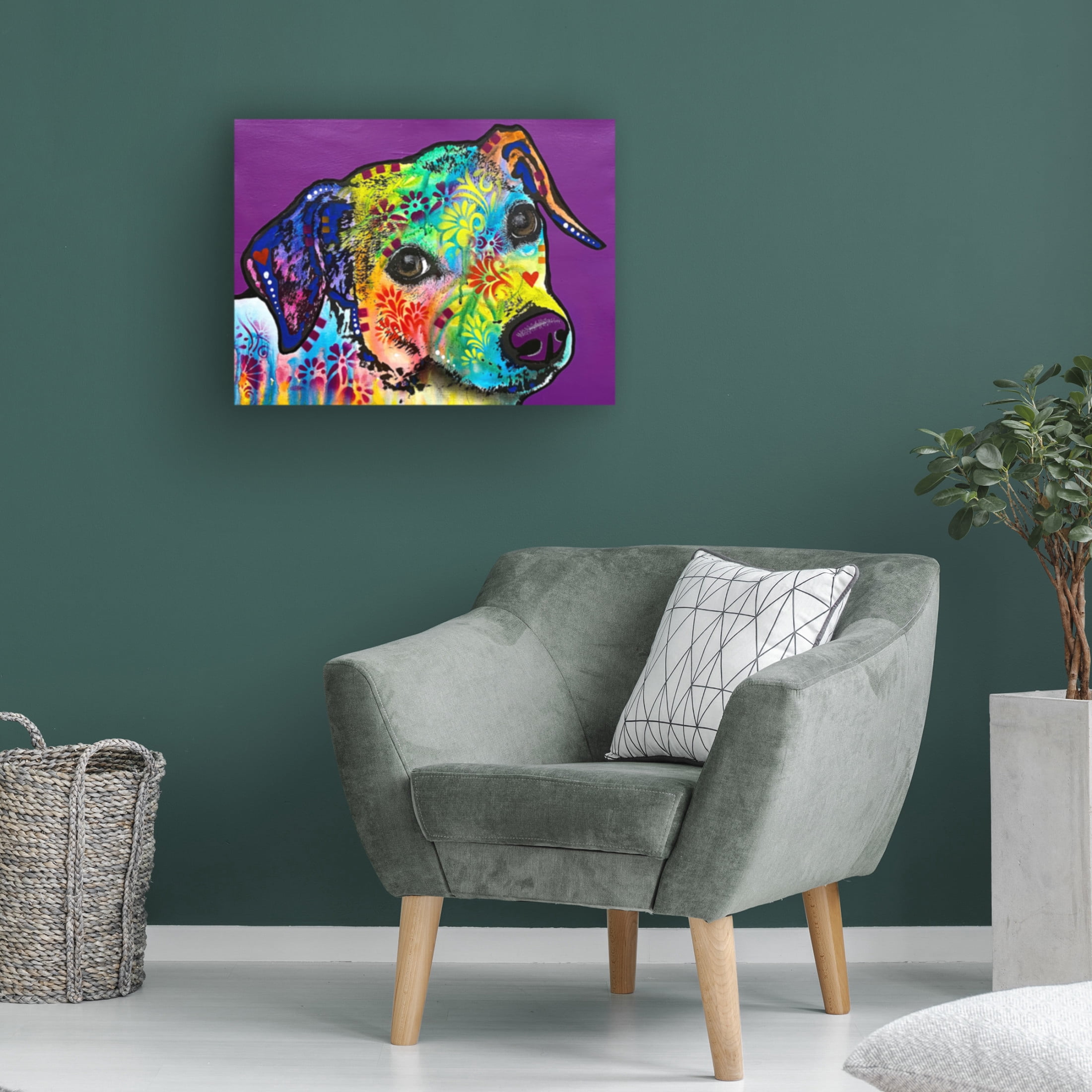 Canvas Wall Art - Dean Russo 'Peanut' Wall Art for Living Room, Bedroom, or Office Décor by Trademark Fine Art - 24 x 18 Inches