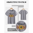 thumbnail image 6 of ZXSXSY Women's Mother's Day Graphic Tee Blessed Mom Letter Print Short Sleeve T Shirt, 6 of 7
