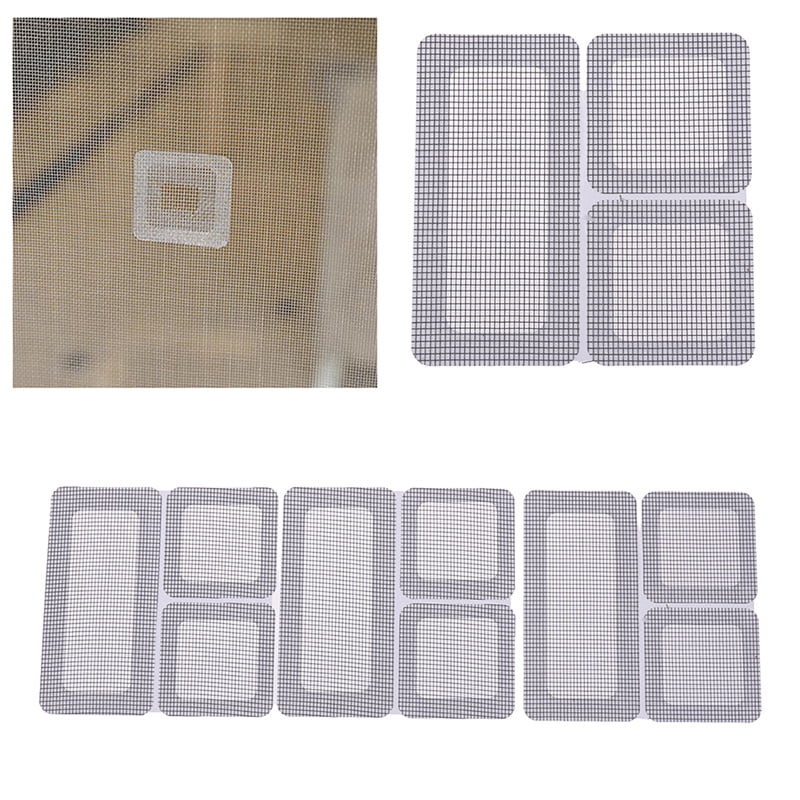 Window Door Screen Net Fix Repair Sticky Patch Self Adhesive Kit Covering  HH 
