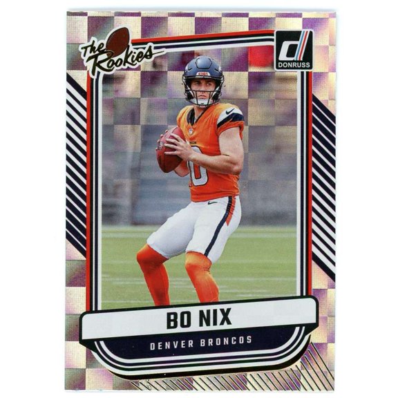 NFL 2024 Panini Donruss Football The Rookies Bo Nix TR-38 (Rookie)