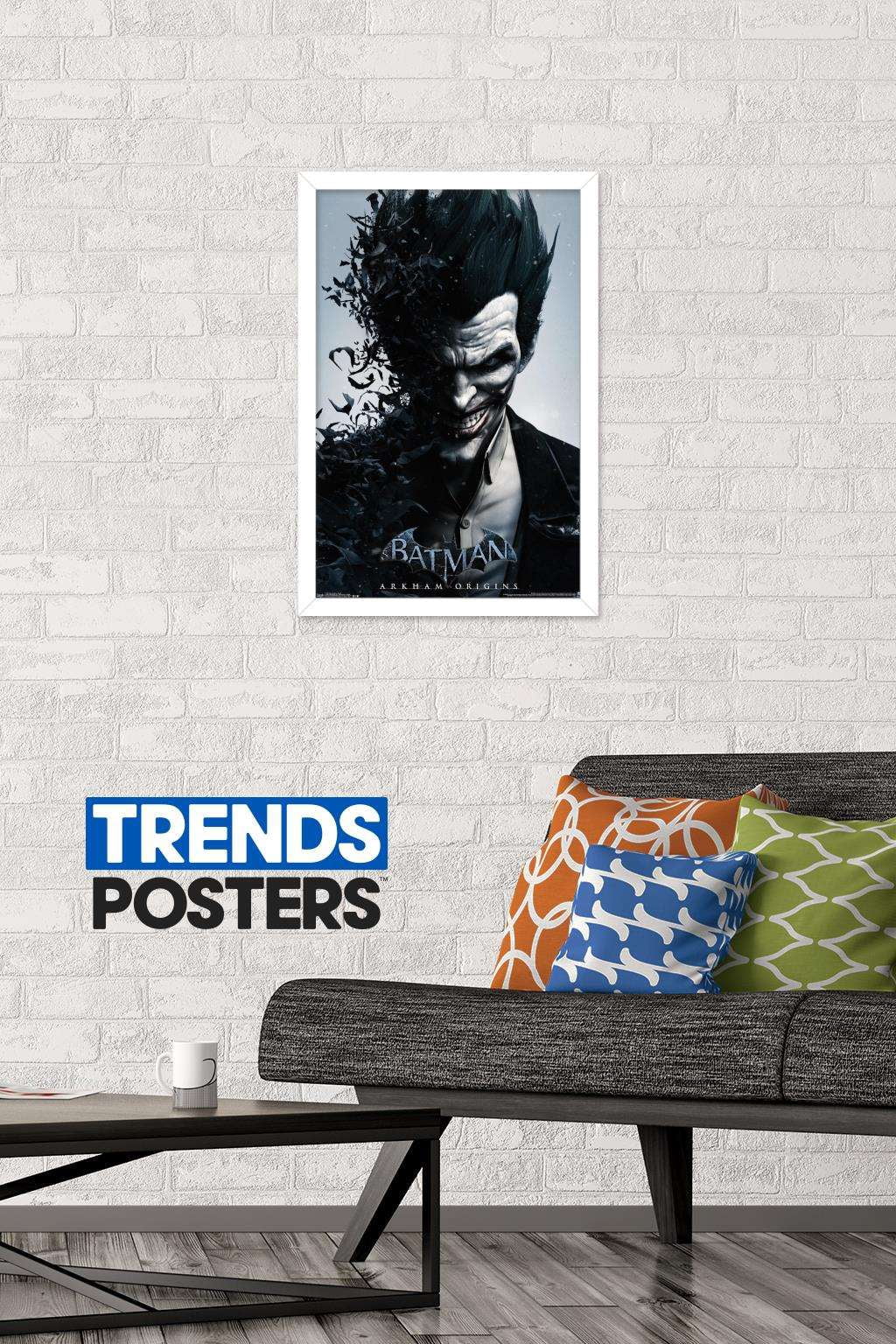 DC Comics Video Game - Arkham Origins - Portrait Wall Poster, 14.725" x 22.375", Framed