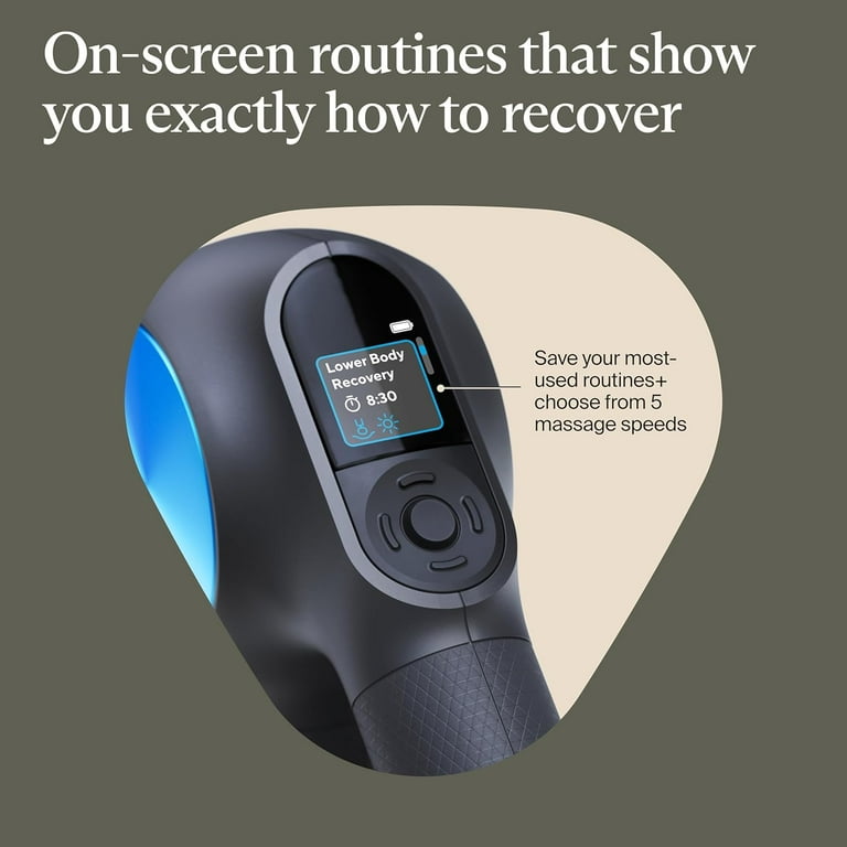 Body PRO Plus - 6-in-1 Deep Tissue Percussion Massage Gun, Handheld  Personal Massager for Full Body Pain Relief & Muscle Tension with Biometric  Breathwork, Vibration & Heated Attachments - Walmart.com