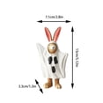 thumbnail image 3 of Rabbitt Garden Ornaments Decorative Courtyard Outdoor Resin Crafts Sculptures, 3 of 6