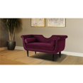 thumbnail image 2 of Luna Tapissée Loveseat Bourgogne, 2 of 10