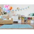 thumbnail image 4 of New Flokati 1400gr 5' x 8' Area Rug, Pastel Blue, 4 of 5
