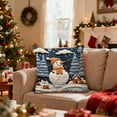 thumbnail image 4 of Cubiertas de Almohada de Navidad 45x45cm/17.72x17.72In - Decoración de Vacaciones Del Sofá Del Hogar, 4 of 6