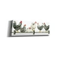 thumbnail image 2 of Epic Graffiti 'Hens, White Background' by Janet Pidoux, Canvas Wall Art, 60"x20", 2 of 8