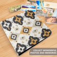 thumbnail image 4 of FORMRS 3 Ring Photo Album 4"x6" Self Adhesive Large Capacity PU Leather Cover, White and Black, 4 of 8