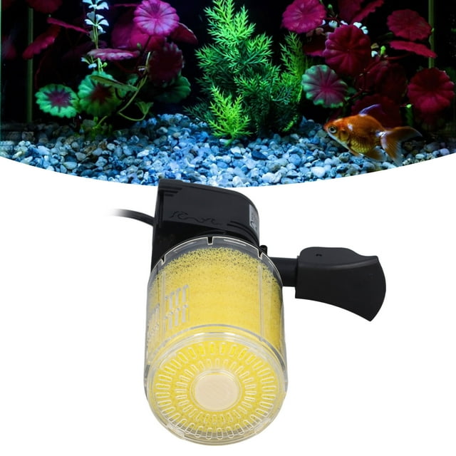 Aquarium Fish Tank Filter, Submersible Aquarium Filter Aquarium Filter in Tank Filter Internal Filter Fish Filter Power Filter for Fish Tanks, Aquariums, Ponds