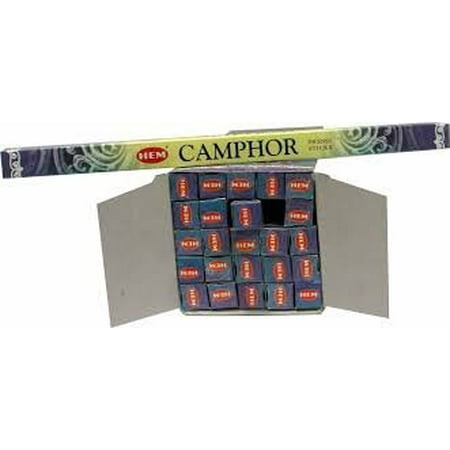 - Camphor - Three 8 Stick Boxes, 24 Sticks Total - HEM Incense