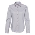 thumbnail image 1 of Van Heusen Chemise à Col Pointu en Coton/poly pour Femmes, L, Gris, 1 of 6