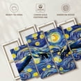 thumbnail image 6 of Elephant Stock Human Connection Starry Night Wall Art - Horizontal Multi Panel Canvas - Living Room Wall Decor - Nature Multi Panel - Black And Blue Decor - 75" x 48", 6 of 8