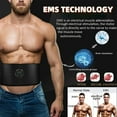 thumbnail image 3 of Feoflen EMS Abdominal Muscle Toning Trainer, ABS Stimulator Fitness Binder Belt, Smart Fitness Belt for Home Office, 3 of 9