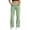 Green, variant on Women's Pull-On Flare Lounge Pants, Soft Knit with Drawstring Waist, Multiple Colors
