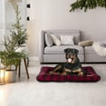 thumbnail image 2 of Vibrant Life XL Tufted Dog Bed, Red Black Plaid, 2 of 5