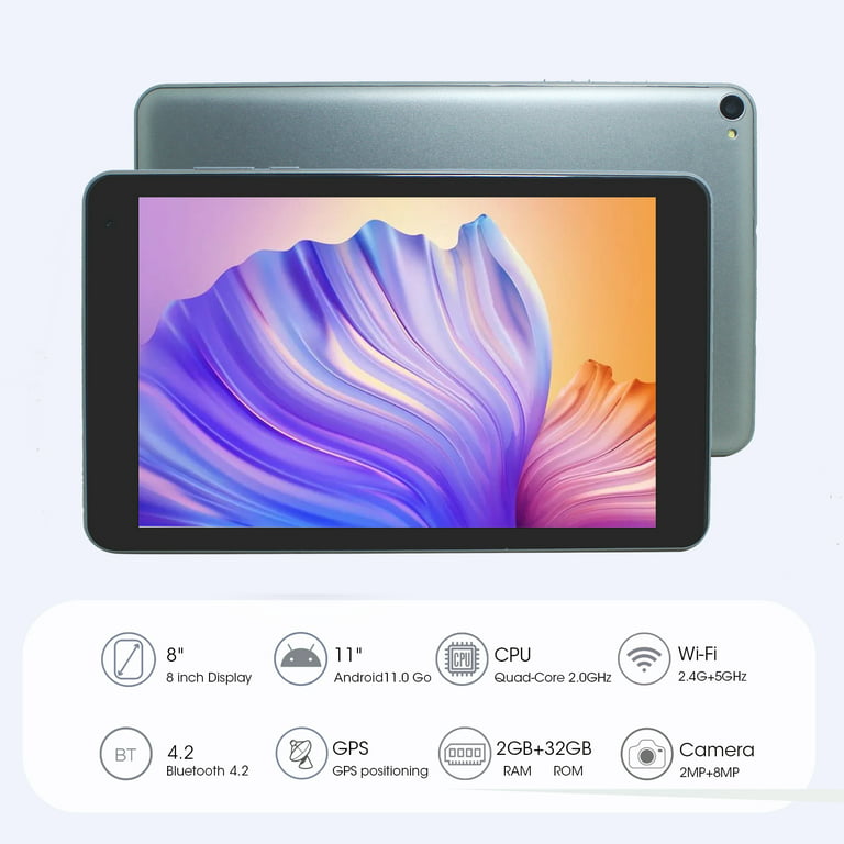 Tablette Android semi-durcie 8″ 4G-LTE GNSS RS-232 NFC WiFi Bluetooth  Ethernet
