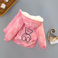 thumbnail image 6 of Uxgjfwu Boys Jean Jacket Winter Warm Fleece Lined Jackets Hoodie Coat Kids Windproof Jacket Zipper Jacket, 6 of 6