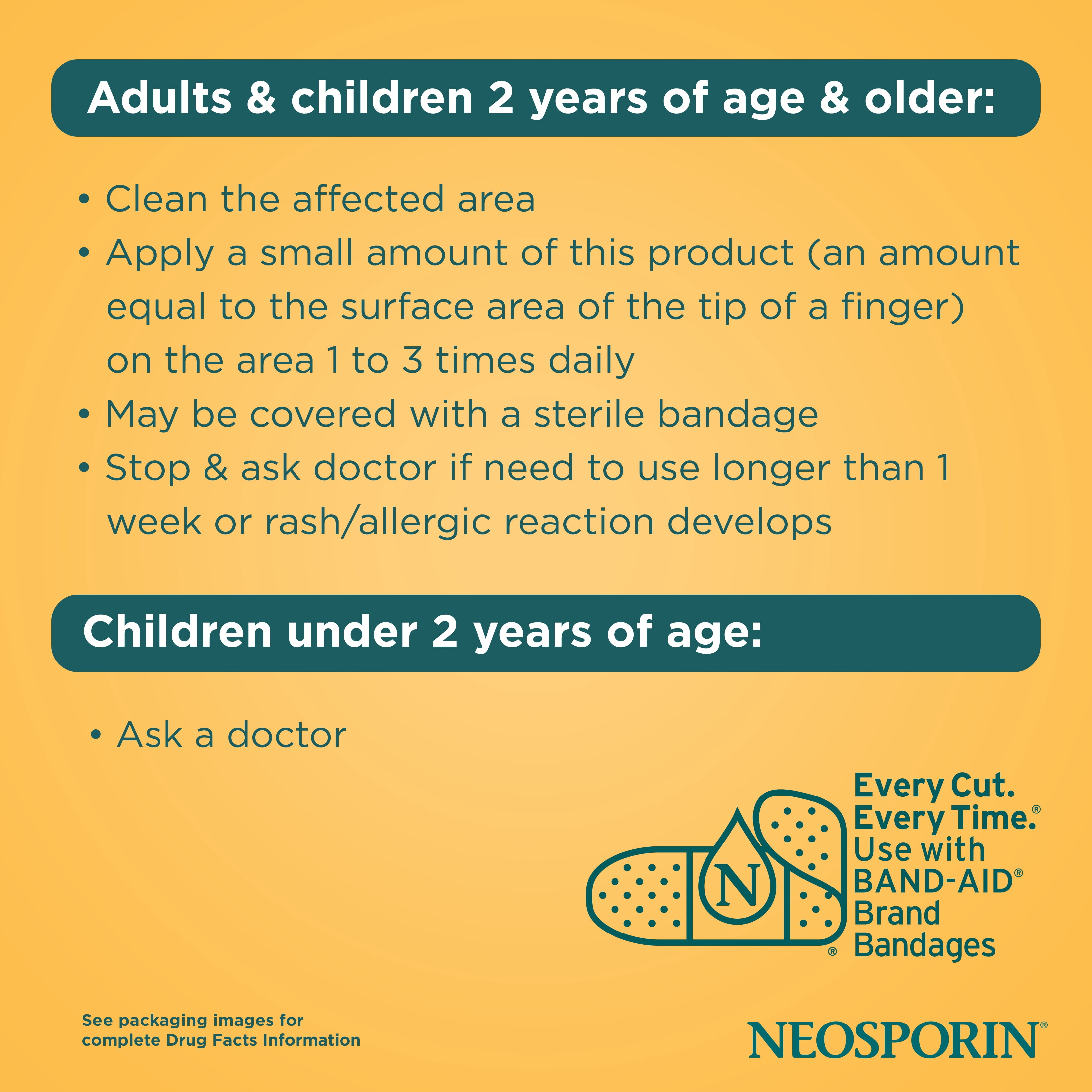 Neosporin Original Ointment, Triple Antibiotic, 1 oz