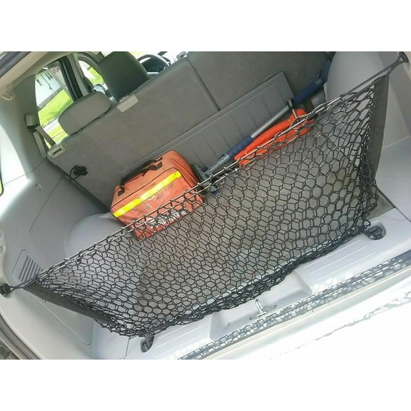 EACCESSORIES EA Rear Trunk Organizer Cargo Net for Chevrolet Equinox 2006-2009 – Envelope Style Cargo Net for SUV – Premium Mesh Car Trunk Organizer Vehicle Carrier Storage – Compatible with Equinox