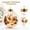Golden Reindeer, variant on Clear Christmas Ball with LED Lights, 3D Christmas Angel Scene Transparent Plastic Hanging Ornament, Lighted Holiday Tree Ball Decor for Xmas Party Home Indoor Centerpiece, 3.93in