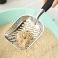 thumbnail image 2 of Cat Litter Scoop Stainless Steel Metal Pooper Scoopers Waste Poop Cleaner Pets Kitten Litter Sand Shovel Household Pet Cleaning, 2 of 8