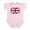 Petal Pink, variant on CafePress - Union Jack UK Flag Infant Bodysuit - Baby Light Bodysuit, Size Newborn - 24 Months