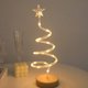 thumbnail image 5 of Decoración Navideña Volution, Luces para Árbol de Navidad, Base de Madera, 14 Pulgadas, Mini Luces para Árbol de Navidad Volution, Estrellas, Luces Blancas Cálidas, Luces de Colores., 5 of 6