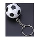 thumbnail image 3 of KAKOWELY 6 llaveros de balón de fútbol de 4 cm, ideales como recuerdo de fiesta y premio escolar para estudiantes, niños y adolescentes (negro), 3 of 5