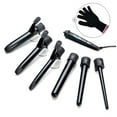 thumbnail image 1 of 6 in 1 Electric Hair Curling Iron Wand Automatic Curler Set Wave Machine w Heat-Resistant Glove, 1 of 7