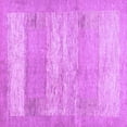 thumbnail image 1 of Ahgly Company Indoor Square Abstract Purple Contemporary Area Rugs, 4' Square, 1 of 4