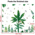 thumbnail image 2 of Árbol verde gigante Pegatinas de pared 3D Hoja de árbol tropical Flores Pegatinas de pared DIY Ramas de árboles extraíbles Hojas Mariposa Planta Decoración de pared para habitación de niños JAMW Sencillez, 2 of 5