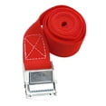 thumbnail image 2 of facefd Sangle de Laisse Attache à Cliquet Corde de Cargo Polyester Multicolore Livre de Résistance à l'Usure Boucle Antirouille Câble de Bagage Rouge, 2 of 9
