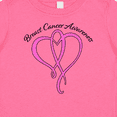 thumbnail image 4 of Inktastic Breast Cancer Awareness with Pink Ribbon Heart Boys or Girls Baby T-Shirt, 4 of 5