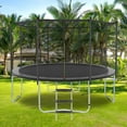 Kojooin Trampolines, 8FT 10FT Recreational Trampolines With Ladder