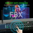 thumbnail image 6 of AX-666 Professional Karaoke Processor KTV Mixer with Dual Wireless Microphones, Digital Pre-Stage Effector Audio Vocal Effects Processor System with DSP Anti-Howling USB MP3 Bluetooth Optical, 6 of 10