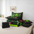 thumbnail image 6 of Castle Fairy Teens Cucumber Pickle Twin Bedding Sets,Love Heart Bedding Comforter Set, 6 of 8