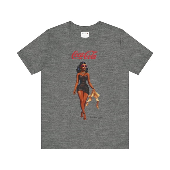 Classic Coca Cola Women's Relaxed Fit Short-Sleeve Crewneck T Shirt