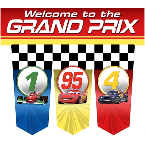 Hallmark Party Disney Cars Door Banner