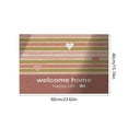 thumbnail image 3 of Entrance Door Mat | Absorbent Non-Slip Polyester Bathroom Floor Rug | Thickened Soft Plush Interior Decoration Carpet | Easy Care | 60x40cm | Blue Pink Gray | Home Entryway Tile Wood, 3 of 6